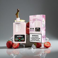 Aardbei Banaan_Red Bull Ijs Razz Bar 40000 Puffs Wegwerp Vape Met 650 Mah Batterij En Type-C Poort