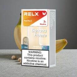 Banaan Frost RELX Pod Pro 2 600 Puffs Nicotinegehalte: 3%
