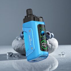 Blauwe Bes IJs Razz Bar 45000 Puffs Wegwerp Vape Met Aanpasbare Luchtstroom & Type-C Oplaadbaar