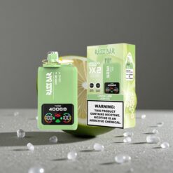 Citroen Limoen_Lush IJs Razz Bar 40000 Puffs Wegwerp Vape met Power Screen Display & Type-C Poort