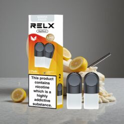 Dessert-Banaan Vries RELX Pod Pro 2 600 Puffs Nicotinegehalte: 1,8%