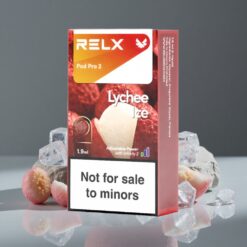 Lychee IJs RELX Pod Pro 2 600 Puffs 1.9ml 3 Spanningsstanden (Eco/Smooth/Boost)