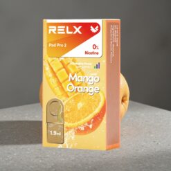 Mango Sinaasappel RELX Pod Pro 2 600 Puffs 1.9ml Voltage Aanpassing