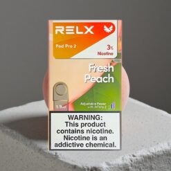 Vers Perzik RELX Pod Pro 2 600 Puffs Nicotinegehalte:3%
